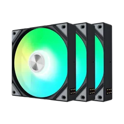 TRYX ROTA SL ARGB (Pack 3x120mm) - Noir