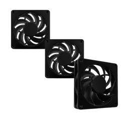 Alphacool Apex Stealth Metal 120mm - 3000rpm Noir Pack de 3