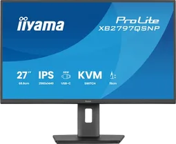 Iiyama Prolite XB2797QSNP-B1 - 27" QHD 75Hz IPS Pivot KVM USB-C 96W