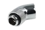 Alphacool HF Coude 45° rotatif - 1/4" Mâle / Femelle Chrome, miniature 1