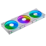 Phanteks D30 PWM Regular Airflow D-RGB - Pack 3x140mm - Blanc, miniature 1