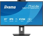 Iiyama Prolite XB2797QSNPH-B1 - 27" QHD 75Hz RJ45 Pivot Webcam USB-C DOCK 96W, miniature 1