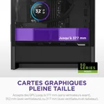 NZXT H3 Flow Noir - MT/Sans Alim/mATX, miniature 3