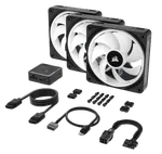 Corsair iCUE LINK QX120 RGB Starter Kit Noir, miniature 7
