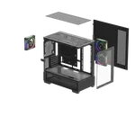 Deepcool CG380 3F Noir - MT/Sans Alim/mATX-Seconde Vie, miniature 10