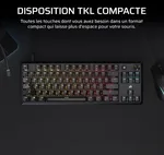 Corsair K70 Core TKL - Mécanique - Filaire - RGB - Noir, miniature 3