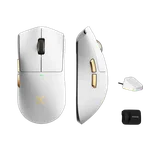 MCHOSE K7 Ultra Lightweight - Sans-Fil - Blanc / Or, miniature 1