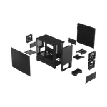 Fractal Design Pop Mini Silent Black Solid - mT/SansAlim/ITX, miniature 3