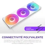 NZXT F420RGB Core Fan (Single Frame) - Blanc, miniature 7