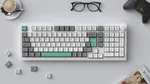 Keychron Set de touches - White Mint - Complet/ISO-FR/PBT, miniature 1