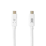 Nedis Câble USB-C 3.2 Gen2/100W/1m/Blanc, miniature 1
