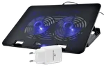 Bluestork Support ventilé 17" + Chargeur USB-C GaN 20W, miniature 1
