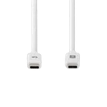 Nedis Câble USB-C 3.2 Gen2/100W/1m/Blanc, miniature 2