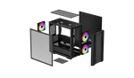 Deepcool CC360 ARGB Noir - mT/Sans Alim/Micor-ATX, miniature 9