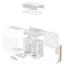 Deepcool CL660 Blanc - MT/Sans Alim/ATX, miniature 9