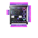 NZXT H9 Flow RGB+ Noir - MT/Sans Alim/E-ATX, miniature 7
