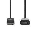 Nedis Câble DisplayPort vers HDMI - 3m - Noir, miniature 2