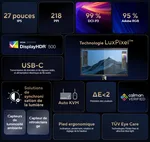 Asus ProArt PA27JCV - 27" 5K 60Hz IPS 99 % DCI-P3 USB-C Calman Verified KVM, miniature 8