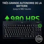 Razer BlackWidow V4 TKL LP - Mécanique (Switch Orange) - Sans-Fil - RGB - Noir, miniature 7