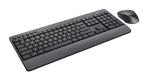 Trust Trezo - Clavier/Souris/Noir/Sans fil, miniature 3
