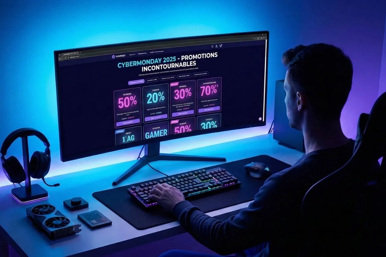 CyberMonday 2025 : des promotions incontournables sur le matériel informatique et gaming