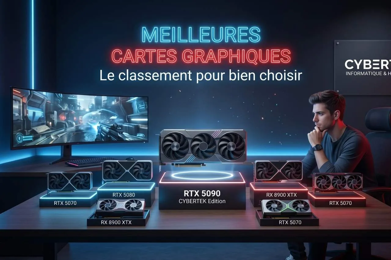 Classement des meilleures cartes graphiques 2026