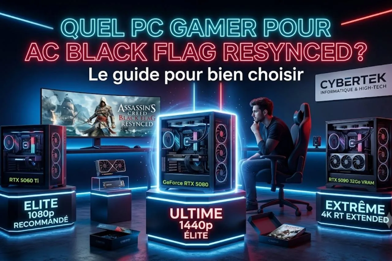 Quel PC Gamer choisir pour jouer à Assassin’s Creed Black Flag Resynced ?